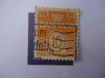 Stamps : Europe : Denmark :  Cifras.