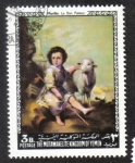Stamps Yemen -  Pinturas de maestros americanos y europeos