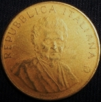 monedas de Europa - Italia -  1980 (Anverso)
