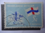Stamps Netherlands Antilles -  Ruinas de la Iglesia de San Eustoquio (St. Eustatius).