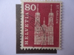 Stamps Switzerland -  St. Gallen.