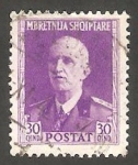 Stamps Albania -  264 - Victor Manuel III