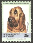 Stamps Saint Vincent and the Grenadines -  Bequia - Perro de raza