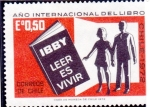 Stamps Chile -  396 - Año Internacional del Libro
