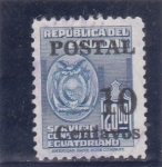 Stamps Ecuador -  escudo