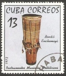 Sellos de America - Cuba -  Instrumento musical