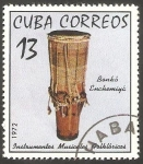 Stamps : America : Cuba :  Instrumento musical