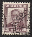 Sellos de America - Chile -  Manuel Bulnes Prieto (1799-1866)