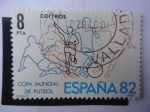 Stamps Spain -  Ed: 2570 - España 82-Copa Mundial de Futbol.
