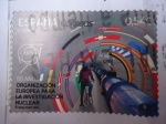 Stamps Spain -  Ed: 4849 - Organización Europea para la  Investigación Nuclear - CERN-60 años - España-Ciencia.