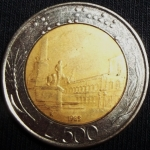 monedas de Europa - Italia -  1985 (Reverso)