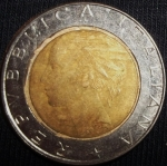 monedas de Europa - Italia -  1989 (Anverso)