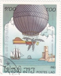 Stamps Laos -  Globo