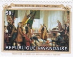 Sellos de Africa - Rwanda -  bicentenario de los EE.UU