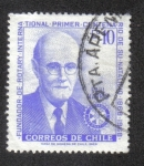 Stamps Chile -  Paul Harris (1868-1947) , abogado y fundador de Rotar estadounidense