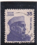 Stamps India -  Nehru- político