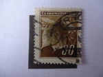 Stamps Czechoslovakia -  Flora de checoslovaquia - Cherris.