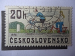 Stamps : Europe : Czechoslovakia :  Checoslovaquia.