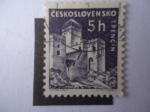 Stamps : Europe : Czechoslovakia :  Trencin-Checoslovaquia.