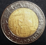 monedas de Europa - Italia -  1997 (Reverso)