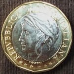 monedas de Europa - Italia -  1998 (Anverso)