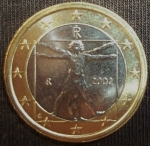 monedas del Mundo : Europa : Italia :  2002 (Anverso)