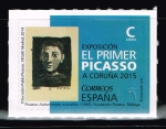 Stamps Spain -  Edifil  4932 Exposición El primer Picasso.  La Coruña 2015