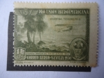 Stamps Spain -  Ed: 584 - Pro unión Iberoamericana -Primera Atrevesía del Río de la Plata 1913  -Teodoro Fels-Argent