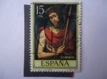 Stamps Spain -  Ed: 2539 - Día del Sello -ECC- Homo -J.de Juana