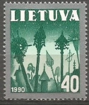Stamps : Europe : Lithuania :  SÌMBOLOS  RELIGIOSOS.  CRUCES.
