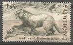 Stamps Moldova -  PANTHERA  LEO  SPELAEA