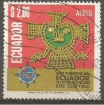 Sellos de America - Ecuador -  AÑO  DEL  TURISMO  DE  ECUADOR.  AMULETO.