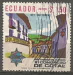 Stamps Ecuador -  AÑO  DEL  TURISMO  DE  ECUADOR.  CALLE  COLONIAL  EN  QUITO.