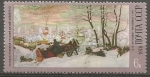 Sellos de Europa - Rusia -  PAISAJE  DE  INVIERNO.  PINTURA  DE  B. M. KUSTODIEV.