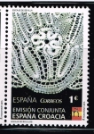 Sellos de Europa - Espa�a -  Edifil  4958  Encaje de Bolillos.  Croacia-España.  Encaje de Sevilla.