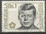 Stamps : America : Venezuela :  BICENTENARIO  DE  LA  INDEPENDENCIA  DE  LOS  ESTADOS  UNIDOS  DE  NORTE  AMÈRICA.  J. F. KENNEDY.