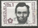 Stamps : America : Venezuela :  BICENTENARIO  DE  LA  INDEPENDENCIA  DE  LOS  ESTADOS  UNIDOS  DE  NORTE  AMÈRICA.  A. LINCOLN.