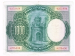 monedas de Europa - Espa�a -  Reverso de billete de 1000 pesetas. 