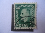 Stamps Norway -  King Haakon VII - S/n 345.