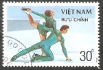 Stamps Vietnam -  Patinaje artístico