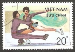 Stamps Vietnam -  Patinaje artístico