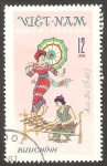 Stamps Vietnam -  Danza tradicional