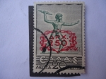 Stamps Greece -  Zeus - S/g. 398.