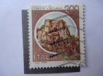 Stamps Italy -  Castillo Di Cerro Al Volturno. Serie:Castillos.