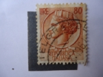 Stamps Italy -  Moneda Antigua Siracusana (S/i. 686)