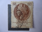 Sellos de Europa - Italia -  Moneda Antigua Siracusana (S/i.998P)