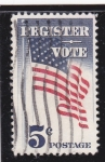 Stamps : America : United_States :  bandera estadounidense