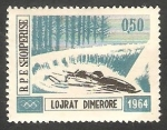 Stamps Albania -   667 - Olimpiadas de invierno de Innsbruck
