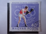 Stamps Hungary -  Magyar Olimpiai Bizotts´G 1895-1970.