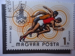 Stamps : Europe : Hungary :  Moszkva 80 - Magyar Posta.